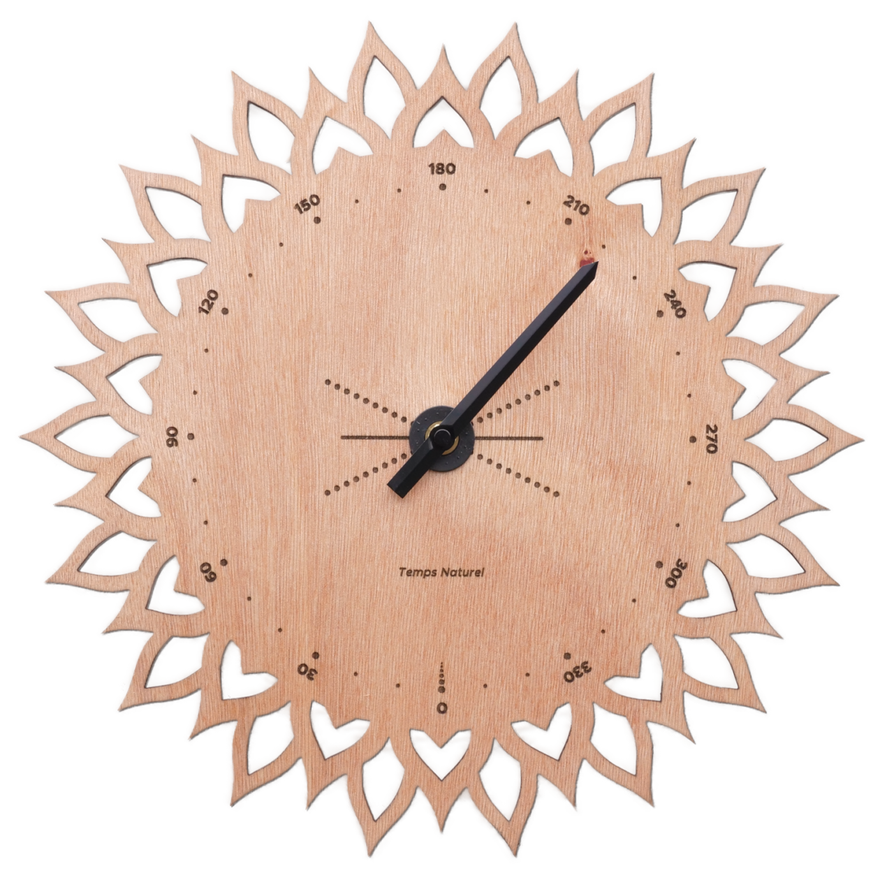 SUNFLOWER - Horloge Naturelle personnalisable